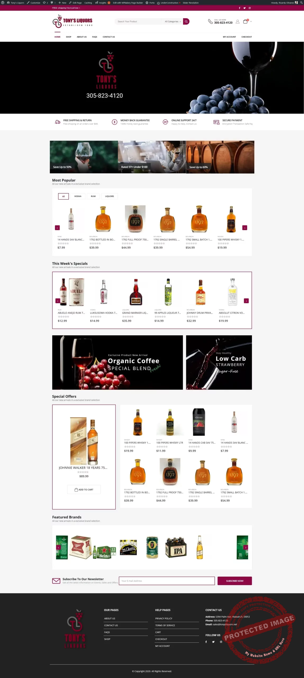 Tonys Liquors