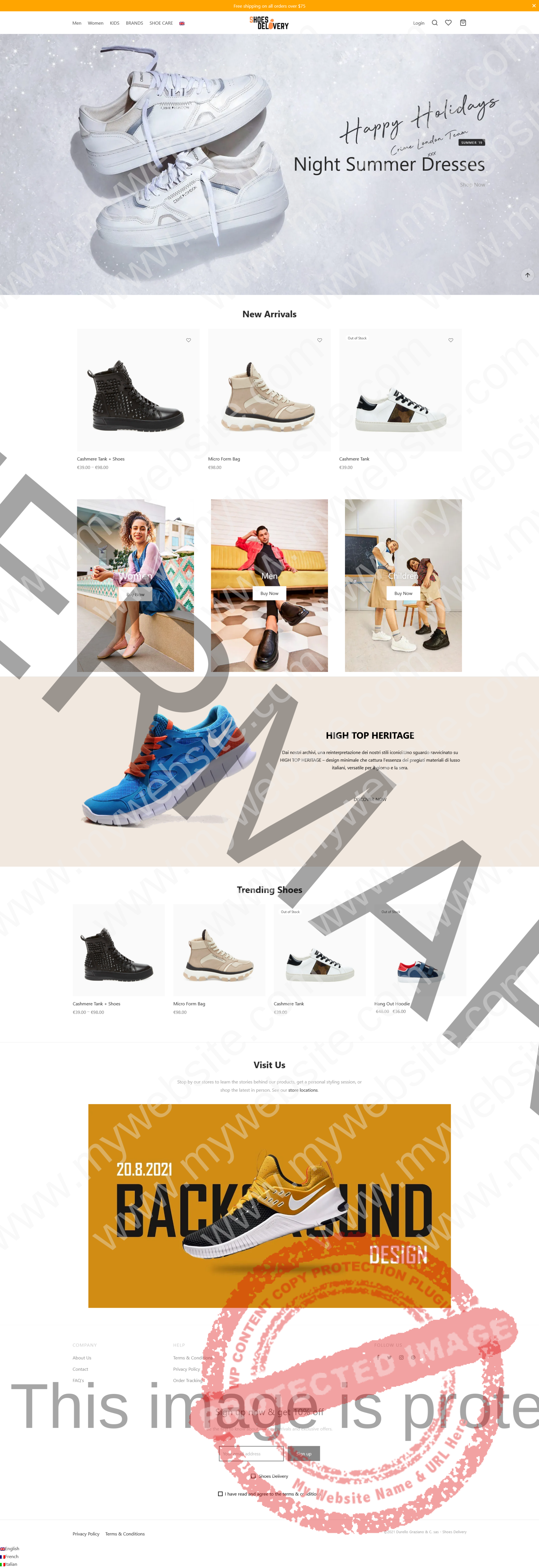 Shoes Delivery